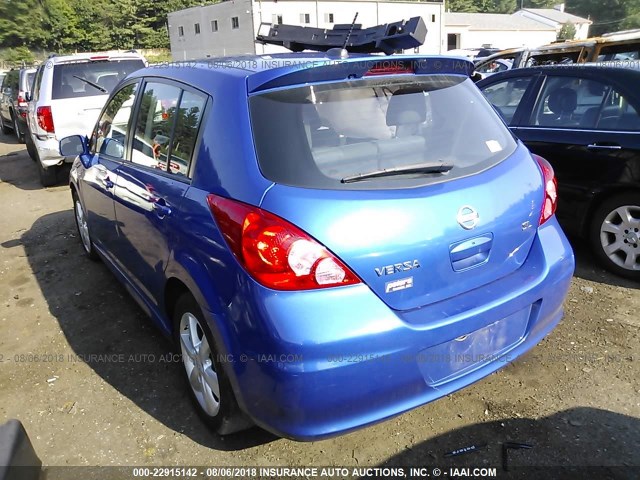 3N1BC1CP2BL376044 - 2011 NISSAN VERSA S/SL BLUE photo 3