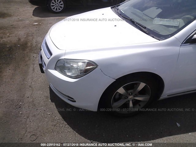 1G1ZC5E18BF378329 - 2011 CHEVROLET MALIBU 1LT WHITE photo 6