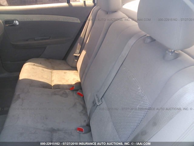 1G1ZC5E18BF378329 - 2011 CHEVROLET MALIBU 1LT WHITE photo 8