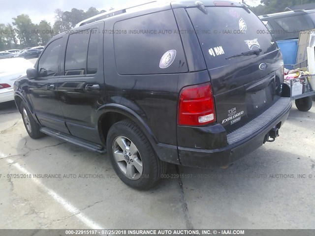 1FMDU65W23ZA20073 - 2003 FORD EXPLORER LIMITED 黑色 照片 3