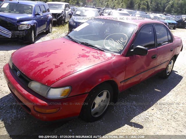 1NXAE09B1SZ271117 - 1995 TOYOTA COROLLA LE/DX RED photo 2