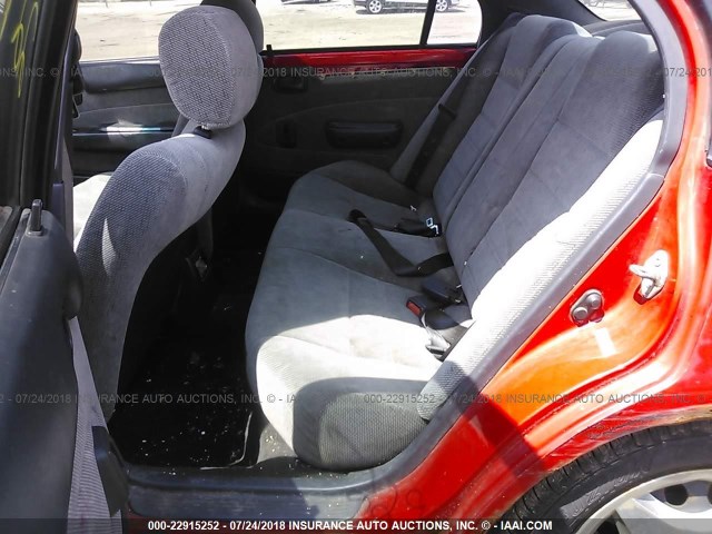 1NXAE09B1SZ271117 - 1995 TOYOTA COROLLA LE/DX RED photo 8