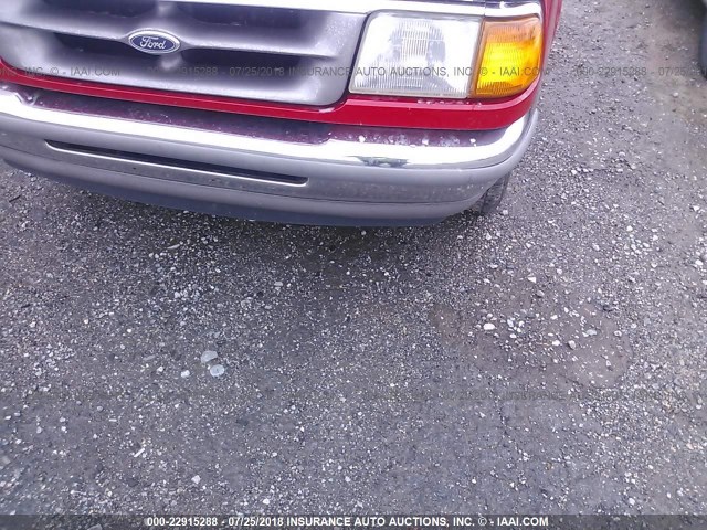 1FTCR14UXTPB04626 - 1996 FORD RANGER SUPER CAB RED photo 6