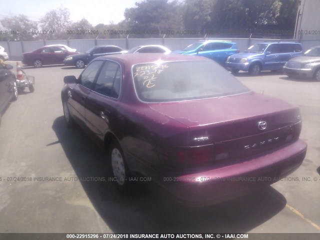 JT2BG12K8T0360901 - 1996 TOYOTA CAMRY DX/LE/XLE ბურგუნდია ფოტო 3