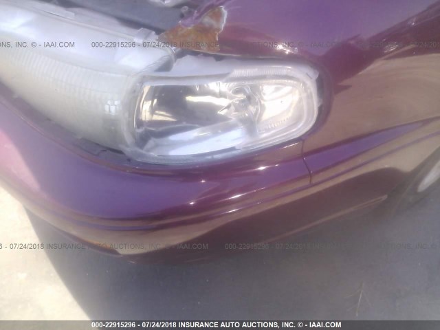 JT2BG12K8T0360901 - 1996 TOYOTA CAMRY DX/LE/XLE ბურგუნდია ფოტო 6