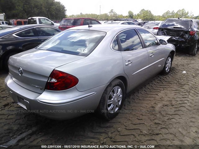 2G4WC582X71248884 - 2007 BUICK LACROSSE CX SILVER photo 4