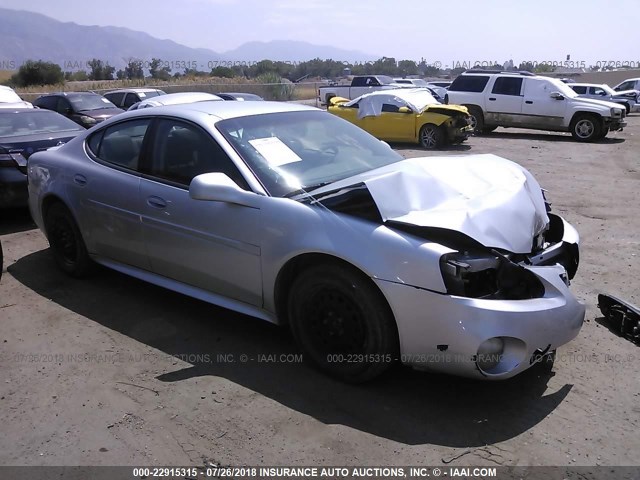 2G2WP522741141888 - 2004 PONTIAC GRAND PRIX GT SILVER photo 1