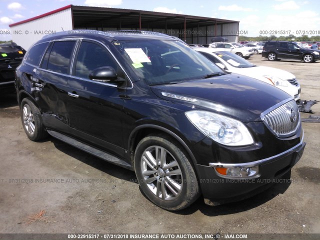 5GAKRCED1BJ122649 - 2011 BUICK ENCLAVE CXL BLACK photo 1