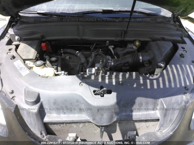 5GAKRCED1BJ122649 - 2011 BUICK ENCLAVE CXL შავი ფოტო 10