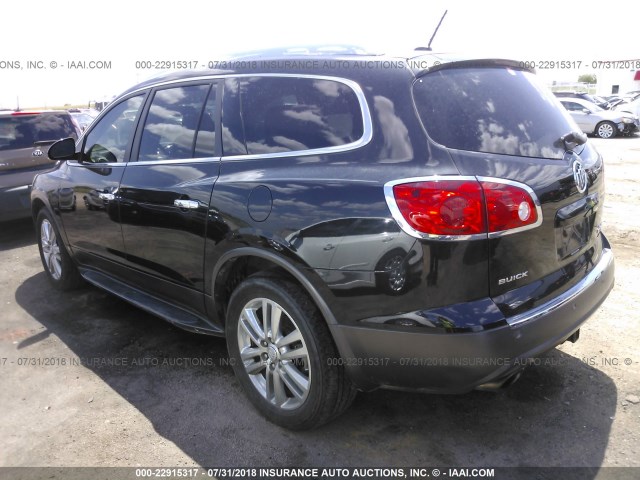 5GAKRCED1BJ122649 - 2011 BUICK ENCLAVE CXL შავი ფოტო 3