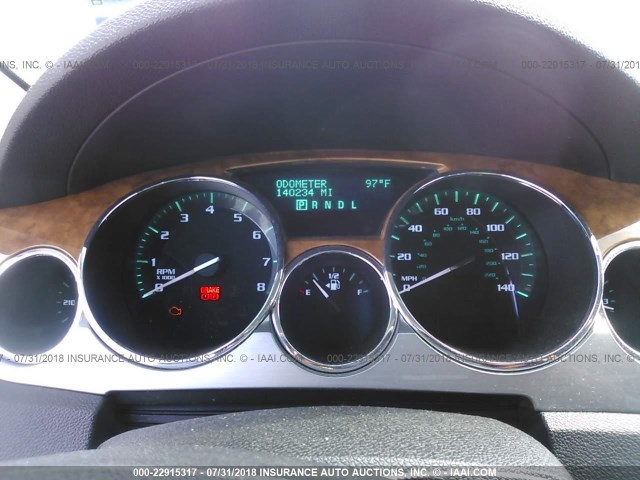 5GAKRCED1BJ122649 - 2011 BUICK ENCLAVE CXL შავი ფოტო 7