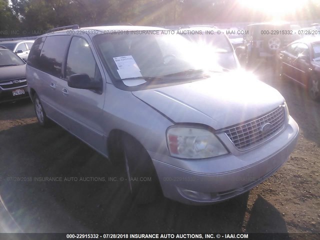 2FMDA522X6BA35223 - 2006 FORD FREESTAR SEL SILVER photo 1