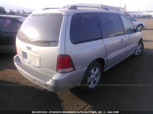 2FMDA522X6BA35223 - 2006 FORD FREESTAR SEL SILVER photo 4