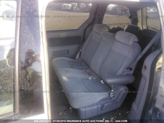 2FMDA522X6BA35223 - 2006 FORD FREESTAR SEL SILVER photo 8