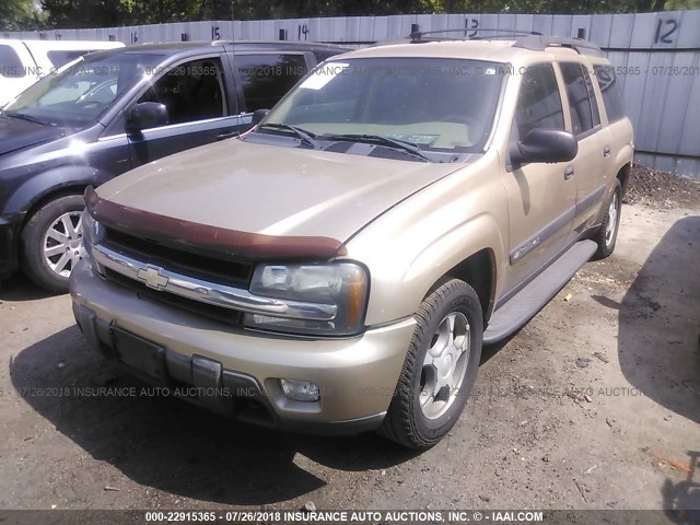 1GNET16S446199737 - 2004 CHEVROLET TRAILBLAZER EXT LS/EXT LT GOLD photo 2