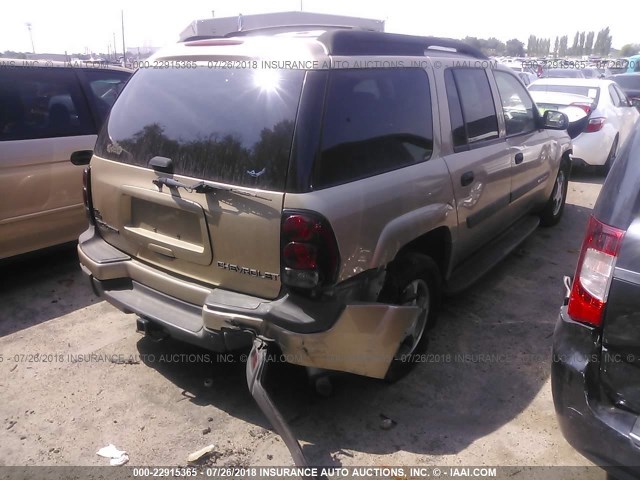 1GNET16S446199737 - 2004 CHEVROLET TRAILBLAZER EXT LS/EXT LT GOLD photo 4