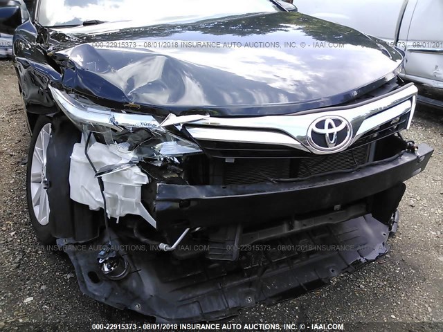 4T4BF1FK8CR268556 - 2012 TOYOTA CAMRY SE/LE/XLE BLUE photo 6