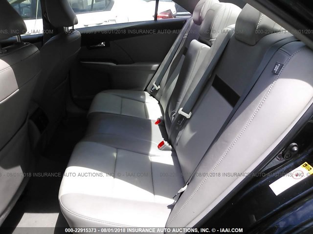 4T4BF1FK8CR268556 - 2012 TOYOTA CAMRY SE/LE/XLE BLUE photo 8