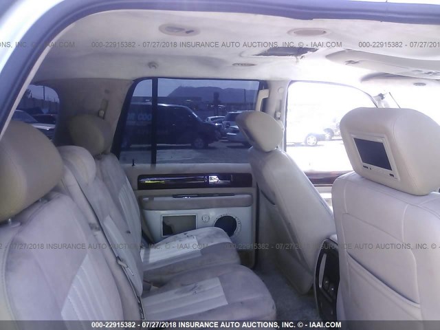 5LMFU27R83LJ42736 - 2003 LINCOLN NAVIGATOR WHITE photo 8