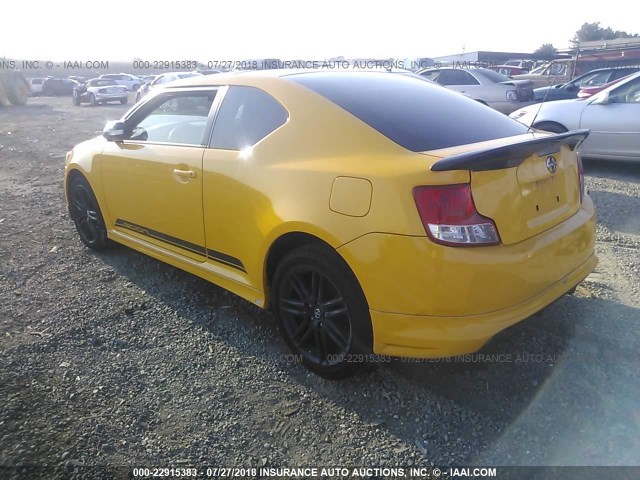 JTKJF5C74C3029196 - 2012 TOYOTA SCION TC ყვითელი ფოტო 3