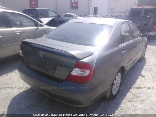 4T1BE32K13U711063 - 2003 TOYOTA CAMRY LE/XLE/SE 灰色 照片 4