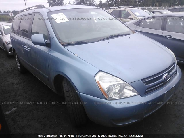 KNDMB233566034731 - 2006 KIA SEDONA EX/LX BLUE photo 1