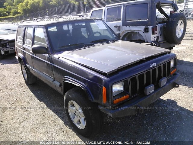 1J4FF68S5XL659549 - 1999 JEEP CHEROKEE SPORT/CLASSIC ლურჯი ფოტო 1