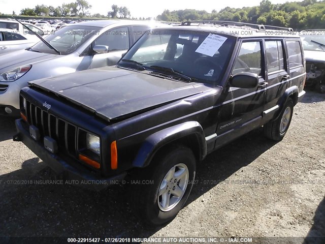 1J4FF68S5XL659549 - 1999 JEEP CHEROKEE SPORT/CLASSIC ლურჯი ფოტო 2