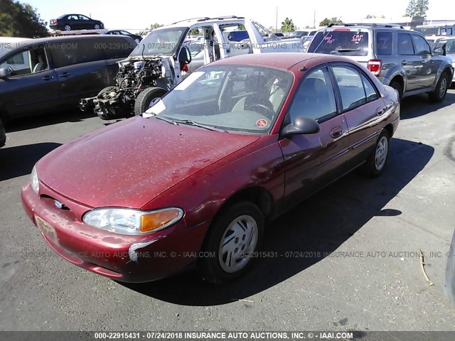 1FALP13P7VW192292 - 1997 FORD ESCORT LX/SPORT RED photo 2