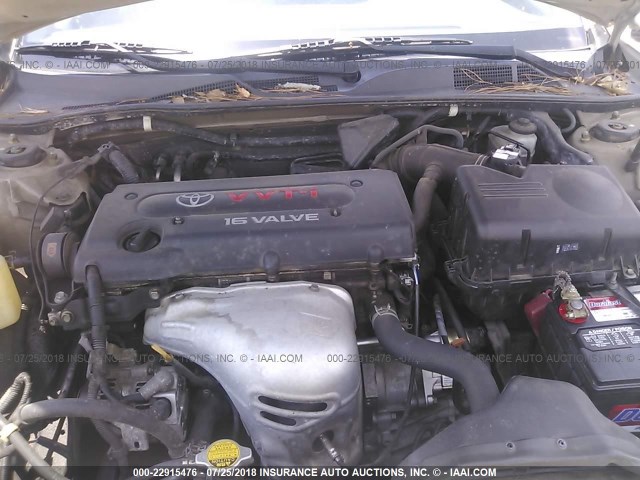 4T1BE32KX2U024811 - 2002 TOYOTA CAMRY LE/XLE/SE 金色 照片 10