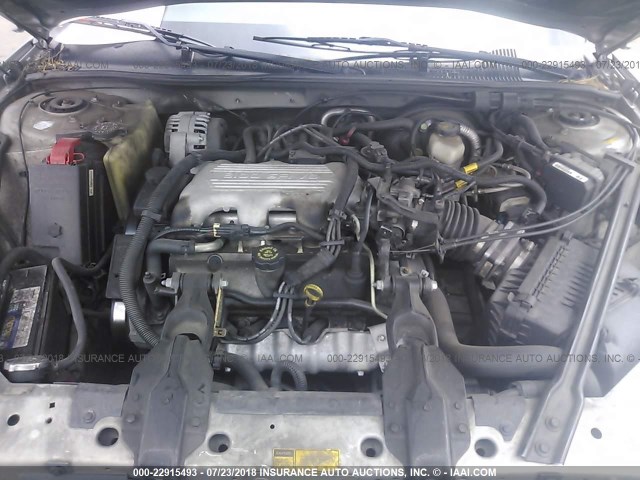 1G2WJ52M8XF205324 - 1999 PONTIAC GRAND PRIX SE 银色 照片 10