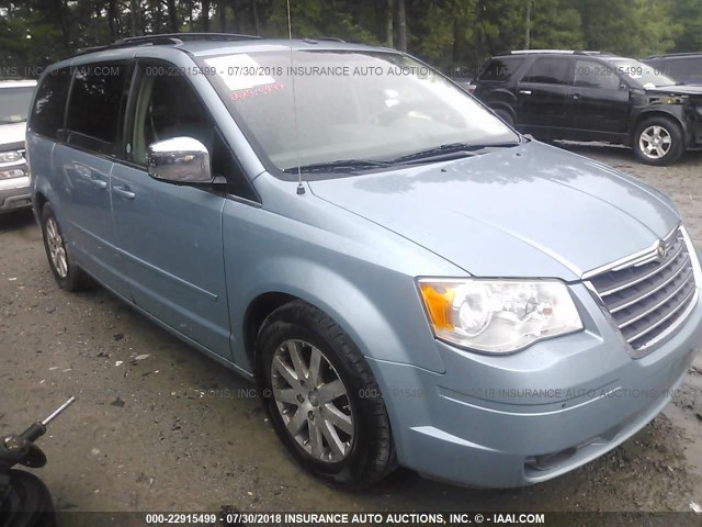 2A8HR54P38R663358 - 2008 CHRYSLER TOWN & COUNTRY TOURING BLUE photo 1