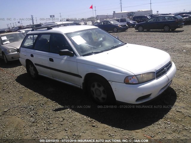 4S3BK4353W7305414 - 1998 SUBARU LEGACY L WHITE photo 1