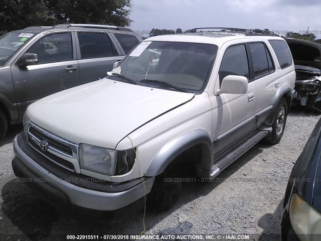 JT3GN87R8X0121862 - 1999 TOYOTA 4RUNNER LIMITED WHITE photo 2