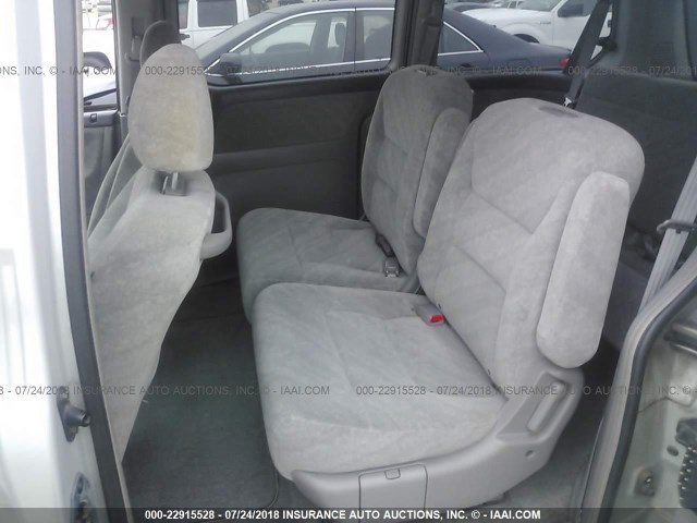 5FNRL18602B049507 - 2002 HONDA ODYSSEY EX SILVER photo 8