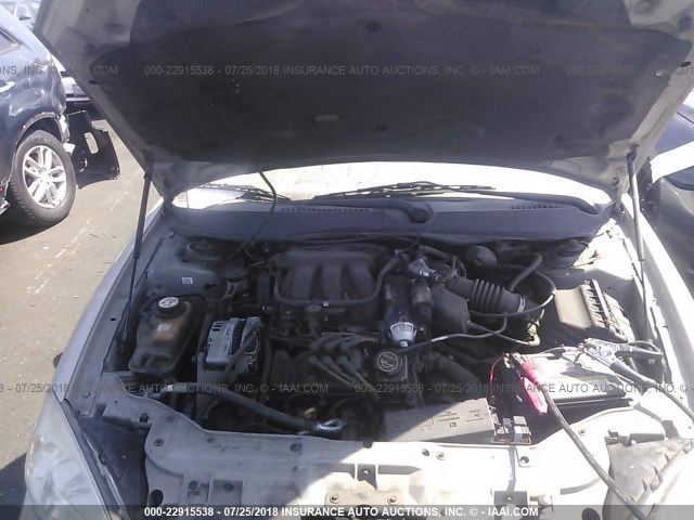 1FAFP53U36A223160 - 2006 FORD TAURUS SE GRAY photo 10