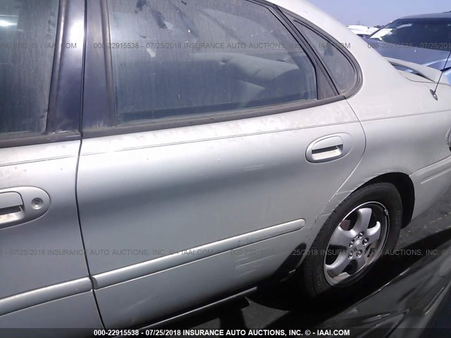 1FAFP53U36A223160 - 2006 FORD TAURUS SE GRAY photo 6