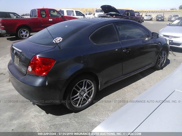 JTKDE177260124123 - 2006 TOYOTA SCION TC 灰色 照片 4
