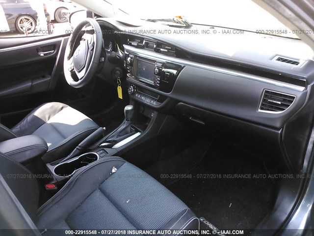 5YFBURHE4FP225229 - 2015 TOYOTA COROLLA L/LE/LE PLS/PRM/S/S PLS 灰色 照片 5