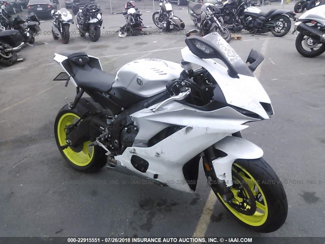 JYARJ28Y3HA000070 - 2017 YAMAHA YZFR6 C WHITE photo 1