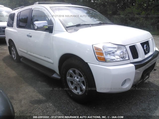 5N1AA08B94N714916 - 2004 NISSAN ARMADA SE/LE WHITE photo 1