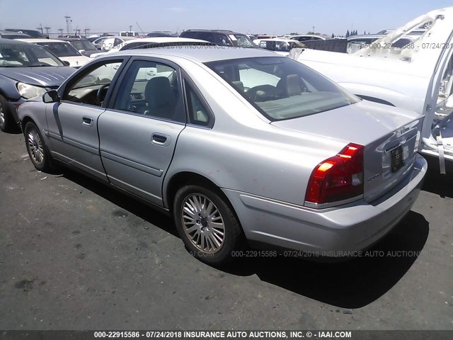 YV1TS92D841336615 - 2004 VOLVO S80 GRAY photo 3