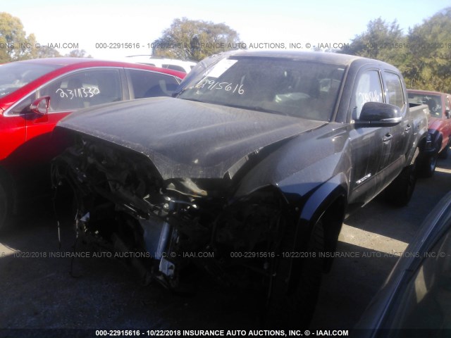 5TFCZ5AN6HX082166 - 2017 TOYOTA TACOMA DBL CAB/SR/TRDSPT/OR/PRO შავი ფოტო 2