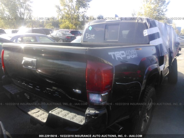 5TFCZ5AN6HX082166 - 2017 TOYOTA TACOMA DBL CAB/SR/TRDSPT/OR/PRO შავი ფოტო 4