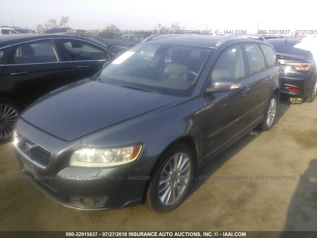 YV1MJ672082391900 - 2008 VOLVO V50 T5 GRAY photo 2