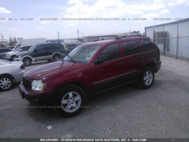1J4GR48K05C504226 - 2005 JEEP GRAND CHEROKEE LAREDO/COLUMBIA/FREEDOM 红色 照片 2