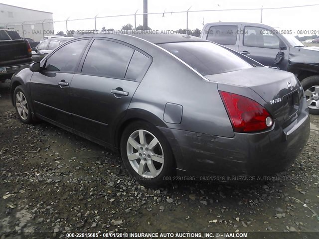 1N4BA41E46C836561 - 2006 NISSAN MAXIMA SE/SL GRAY photo 3