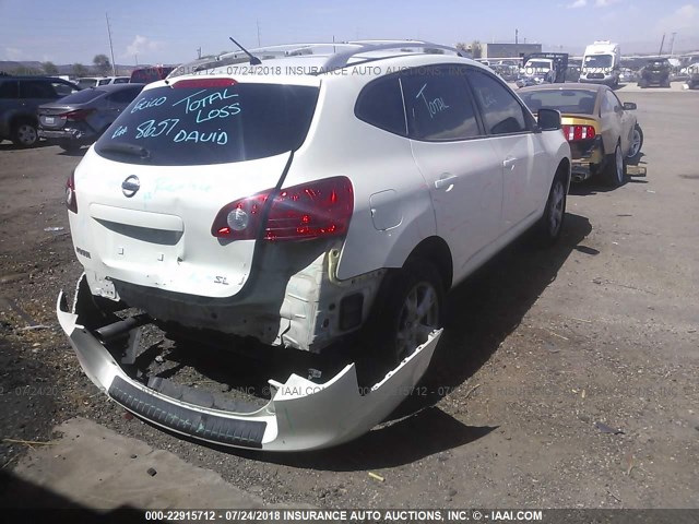 JN8AS58T98W008721 - 2008 NISSAN ROGUE S/SL WHITE photo 4