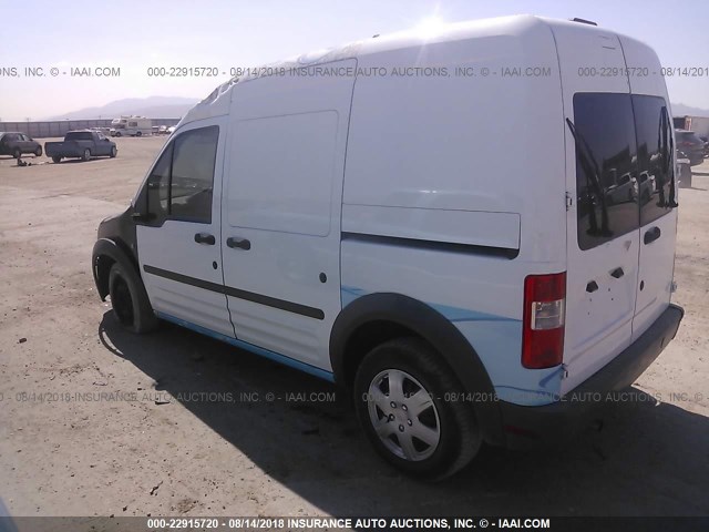 NM0LS7CN2DT157554 - 2013 FORD TRANSIT CONNECT XL WHITE photo 3
