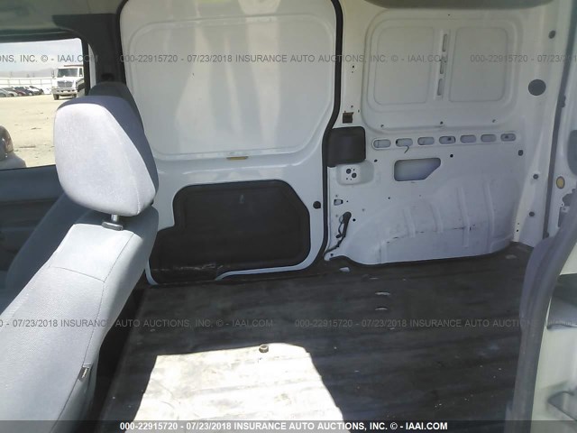 NM0LS7CN2DT157554 - 2013 FORD TRANSIT CONNECT XL WHITE photo 8